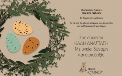 Καλή Ανάσταση με υγεία ,δύναμη και αισιοδοξία