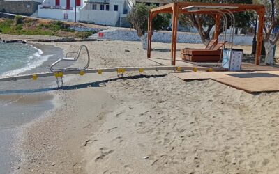 Ολοκληρώθηκε το έργο βελτίωσης της προσβασιμότητας στις παραλίες του Δήμου Κύθνου